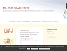 Tablet Screenshot of dr-graefendorf.de